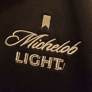 Mens Michelob Light long sleeve polo